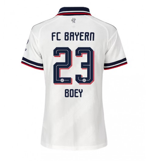 Bayern Munich Sacha Boey #23 Venkovní Dres pro Dámské 2026-27 Krátký Rukáv Bayern Munich Sacha Boey #23 Venkovní Dres pro Dámské 2026-27 Krátký Rukáv